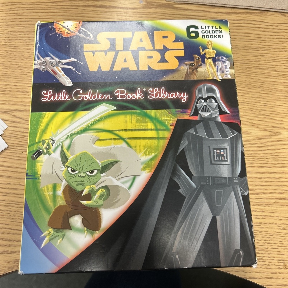 STAR WARS Little Golden Book Library, 6 Books